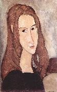 Portrait of Jeanne Hebuterne Amedeo Modigliani